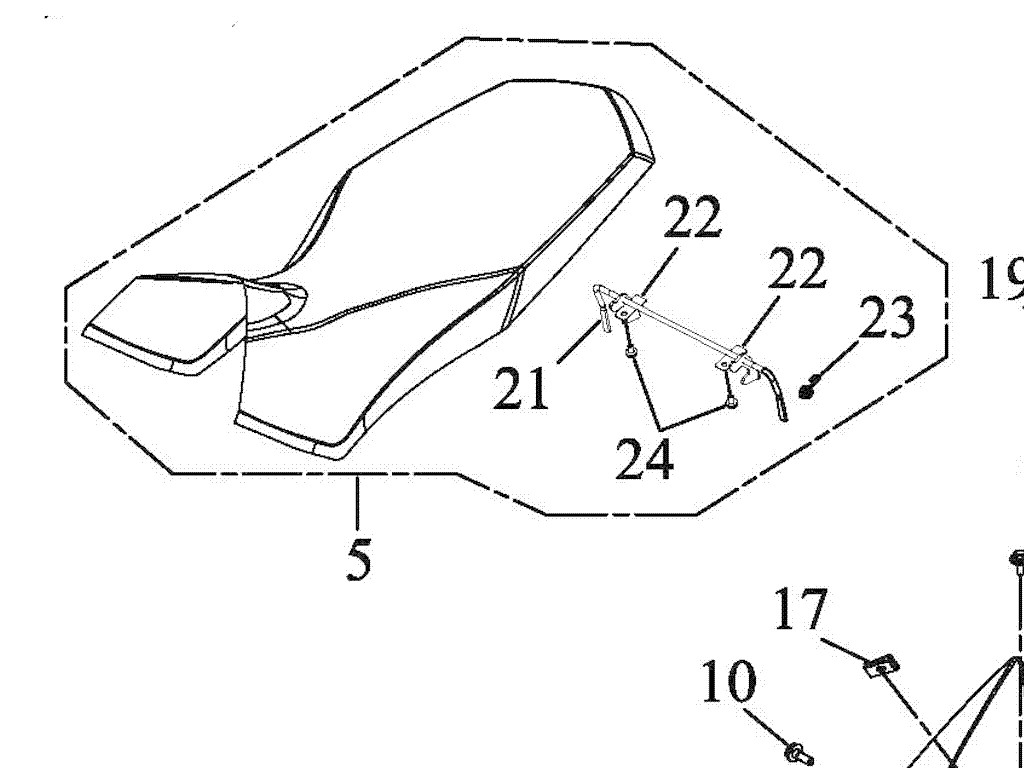 Buddy seat zwart, Access SP
